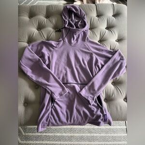 Purple melanzana microgrid hoodie (version 2) size small